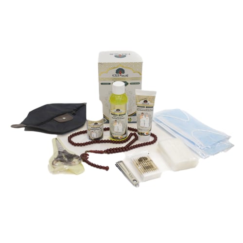 مجموعة الحج والعمرة للعناية بدون عطور من إكسا