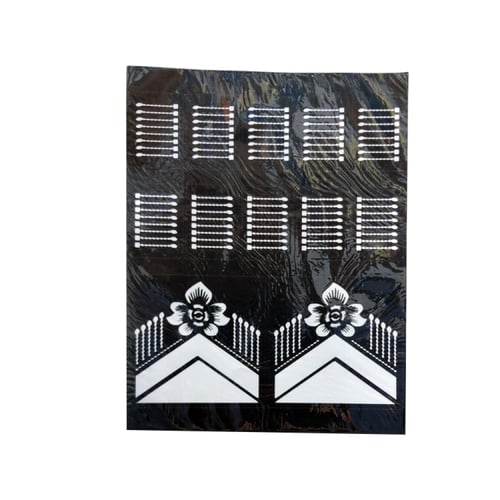 لصقات نقش حناء للكف والاصابع النجمة الذهبية