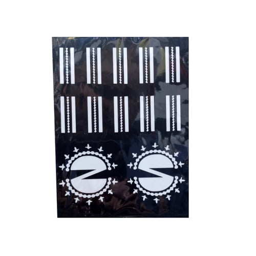 لصقات نقش حناء للكف والاصابع النجمة الذهبية