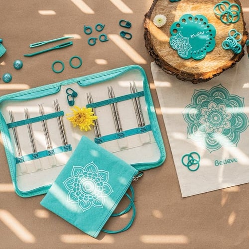 The Believe Set Interchangeable Lace Needle Set 13...