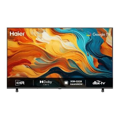 شاشة هاير 75 بوصة ذكية 4K UHD – نظام Google TV – م...