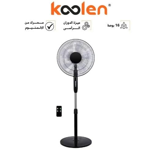 مروحة كولن 16 بوصة 40 واط 3 سرعات 5 شفرات أسود 807...