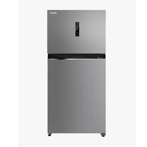 ثلاجة توشيبا بابين 21.5 قدم استيل GR-RT830WE-PMU-0...