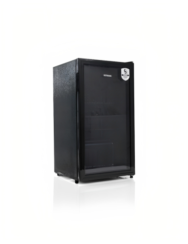 ثلاجة فيشر عرض مشروبات 3.14 قدم باب زجاجي أسود 88...