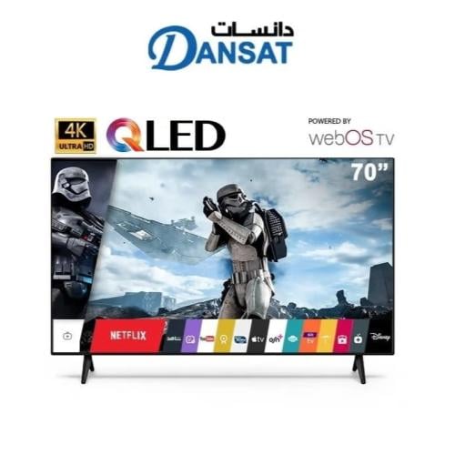 شاشة دانسات 70 بوصة QLED سمارت 4K بنظام WebOS | مو...