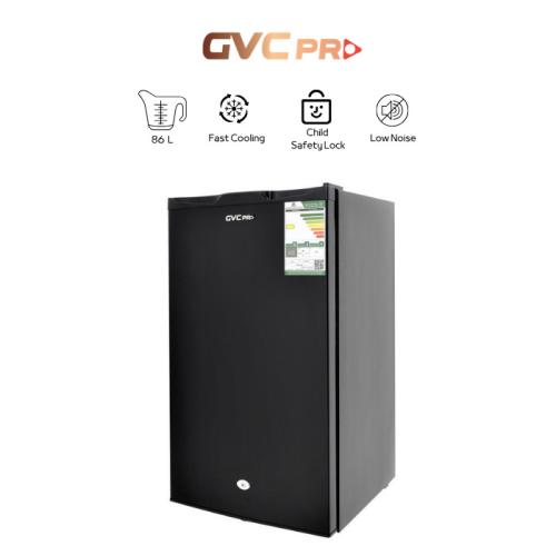 ثلاجة باب واحد جي في سي برو 85 لتر – أسود – GVCRF-...