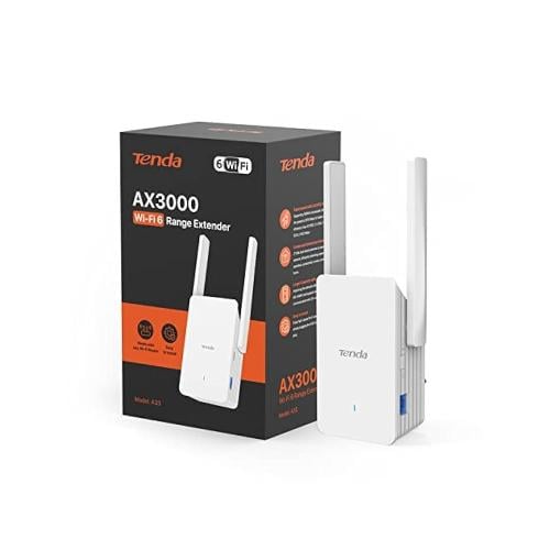 راوتر واي فاي مزدوج النطاق AX3000 من Tenda – موديل...