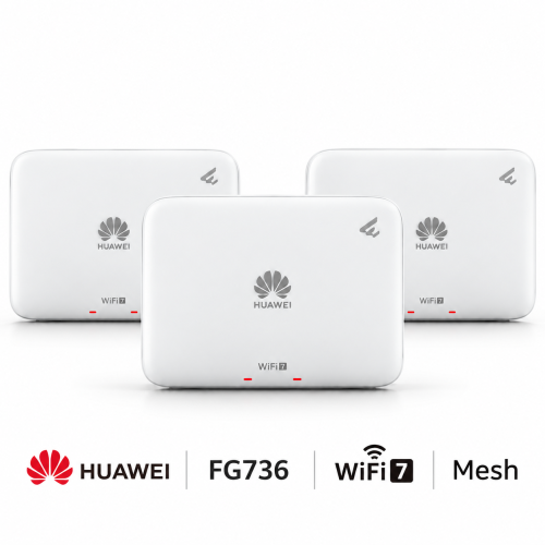 Huawei eKit Huawei Fg736 3-Piece Set for Home Network Coverage Enhancement Mesh Wifi7 Extender