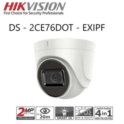 كاميرا قبة بدقة 2 ميجابيكسل من هيكفيجن – DS-2CE76D...