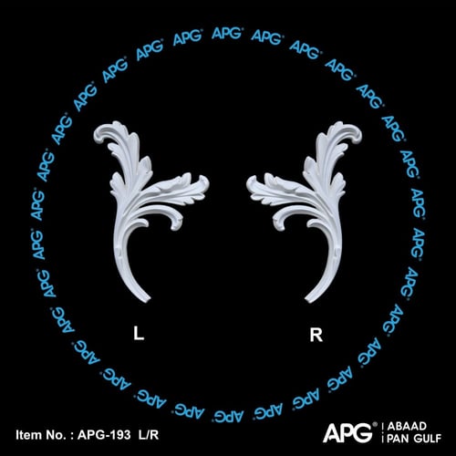 حلية فوم 10.5×21 سم - APG-193 - (طقم حبتين يمين وي...