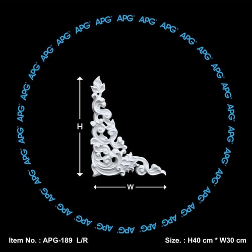 حلية فوم - 30×40 سم - APG-189 - (طقم حبتين يمين وي...