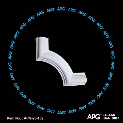 زاوية ساده فوم - 23 × 23 سم - APG-23-102