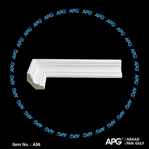 وزرة باركيه - زاوية جدار فوم - 3×3 سم - A56