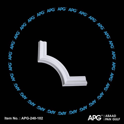 زاوية ساده فوم - 22×22 سم - APG-240-102