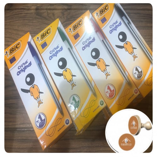 باكيت أقلام بيك كريستال لون أسود (البيع بالكرتون)