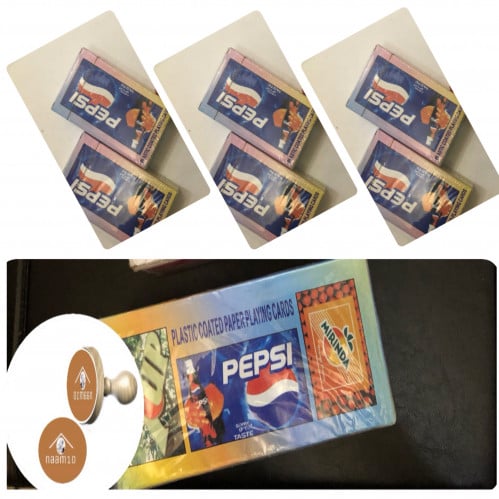 ورق لعب بشعار بيبسي (السعر للحبة)