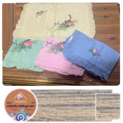 طقم (٤ حبات) تلبيسة مخدات أطفال (٤٥*٣٠سم) قطن ١٠٠٪