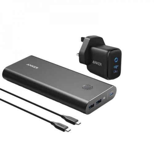 شاحن متنقل باوركور بلس 26800 ملي امبير PD بقوة 45...