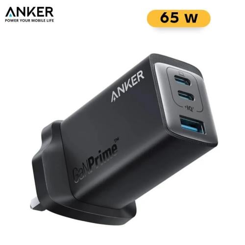 شاحن جداري 735 65 واط ب 3 منافذ IQ Power ماركة انك...