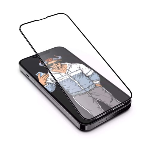 شاشه حماية ايفون 13 برو ماكس - مقاوم للبصمة و الخد...