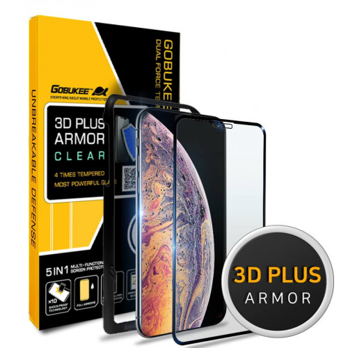 استكر حماية ايفون اكس اس قزاز ارمر كامل الشاشة 3D...