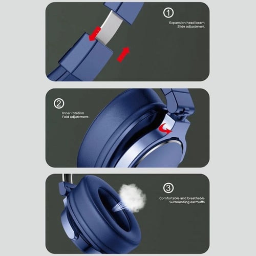 سماعة راس بلوتوث بخاصية عزل الضوضاء ANC ماركة كيوف...