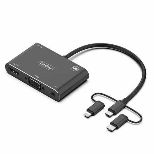 مشغل الشاشة المحمول 5 في 1 HD موديل Go Des GD-8762