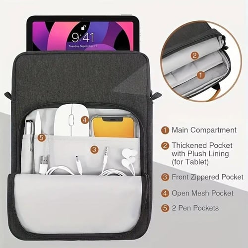 شنطة يد لاكسسوارات الجوال والتابلت مقاوم للماء