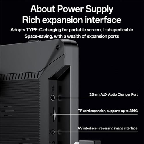 شاشة YESIDO KM18 Carplay 9 بوصة مع بلوتوث وكاميرا...