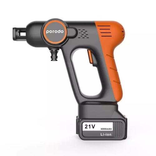 مضخة غسيل السيارات اللاسلكية ماركة Porodo مع بطاري...