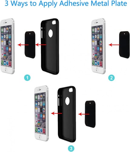 حامل مغناطيسي مع ملصق لاصق قوي مناسبه لقواعد المغن...