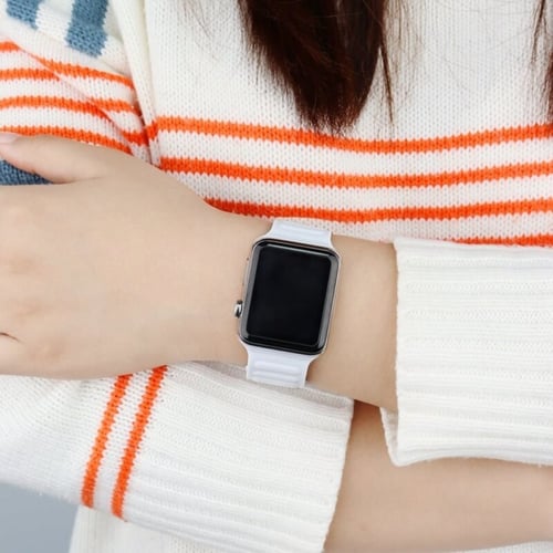 سوار ساعة ابل حزام مغناطيسي مقاس 42-44-45-49 مللي...