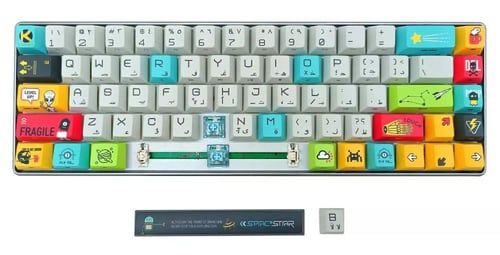 لوحة مفاتيح - كيبورد قيمنق ميكانيكية بثلاث أوضاع ا...