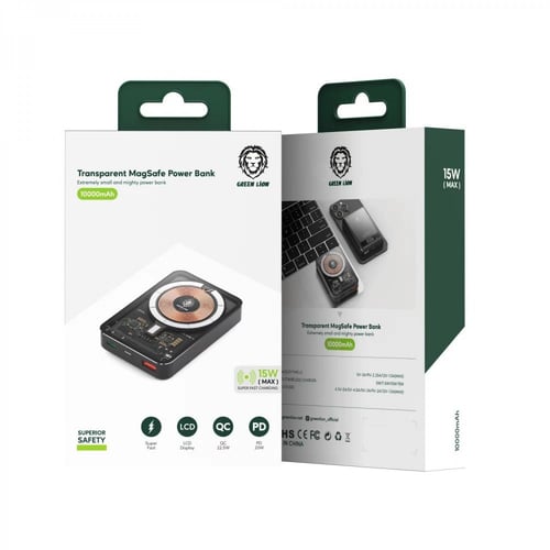 بطارية متنقلة بقوة 10 الاف تدعم شحن ماج سيف ماركة...