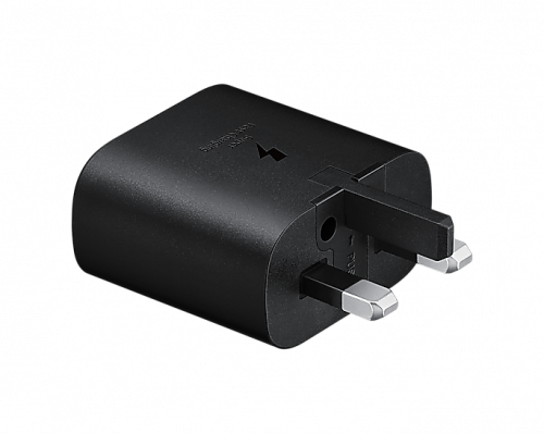 شاحن جداري 25 واط منفذ تايب سي شركة سامسونج لون اس...