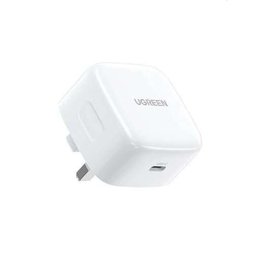شاحن تايب سي PD قوة 20 واط من يوجرين - ابيض