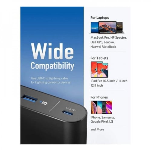 شاحن متنقل باوركور بلس 26800 ملي امبير PD بقوة 45...