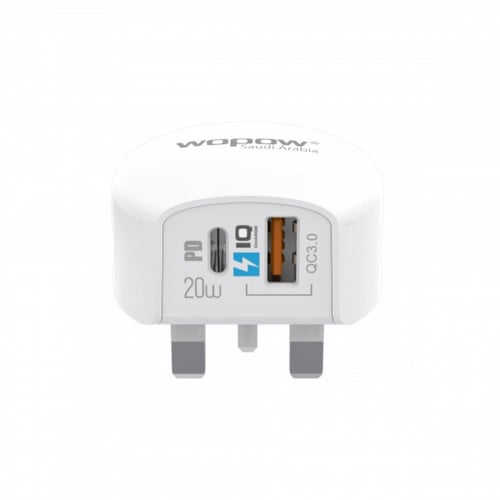 شاحن سريع من ووبو بقوة 20W منفذ PD للشحن السريع وم...
