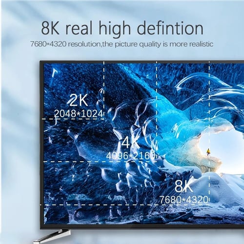 كيبل HDMI فائق السرعة ذو مجال ديناميكي عالي بمقدار...