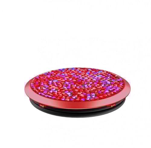 مسكه جوال بوب سوكيت - سوار فسكي كريستال احمر