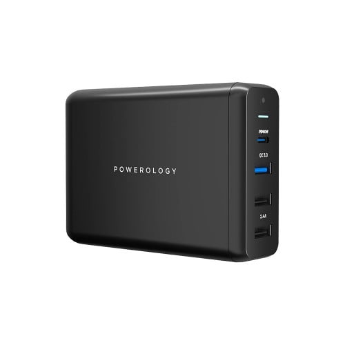 منصة شحن باورلوجي شحن جداري بـ 75 واط منفذ بتقنية...