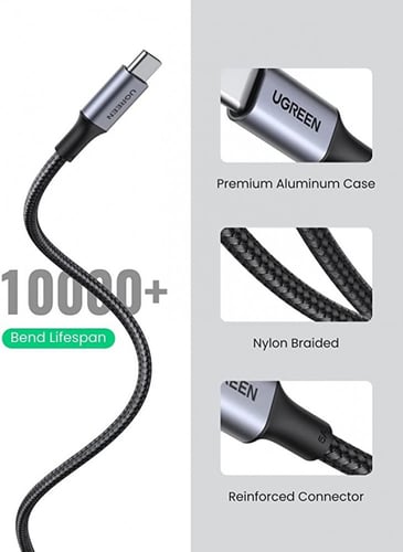 كبيل تايب سي قماش الى تايب سي شحن سريع 5 امبير من...