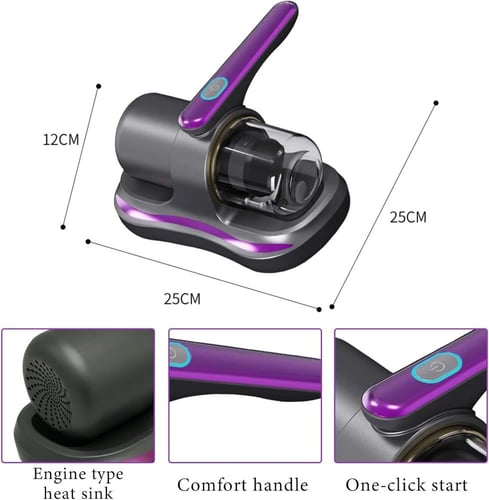 مكنسة كهربائية محمولة لإزالة العث والغبار ماركة اد...