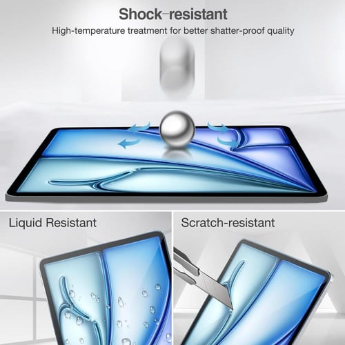 ستيكر حماية شاشة ايباد اير 11 متوافق مع M2 2024 قز...