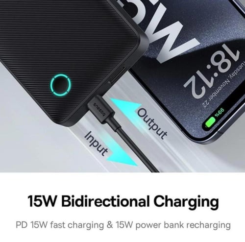 بطارية متنقلة بسعة 10000 ملي امبير بقوة 15 واط مار...