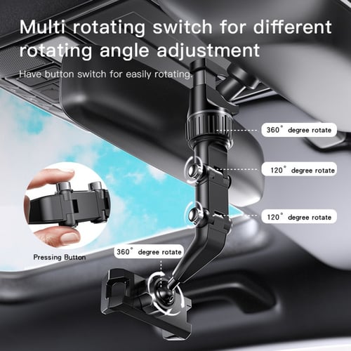 ستاند جوال للسيارة متحرك مثبت على مراية ماركة يسيد...