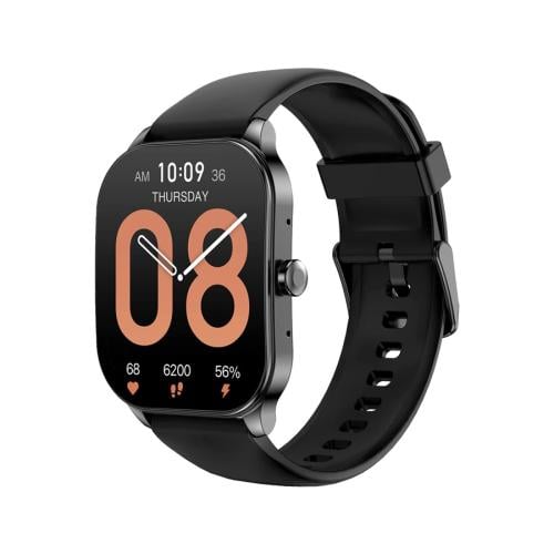 ساعة ذكية أمازفيت Amazfit Pop 3S لون اسود
