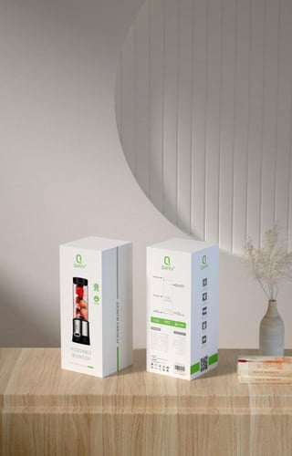 خلاط عصير محمول سعة 450 ملل ماركة كيوفكس لون فضي