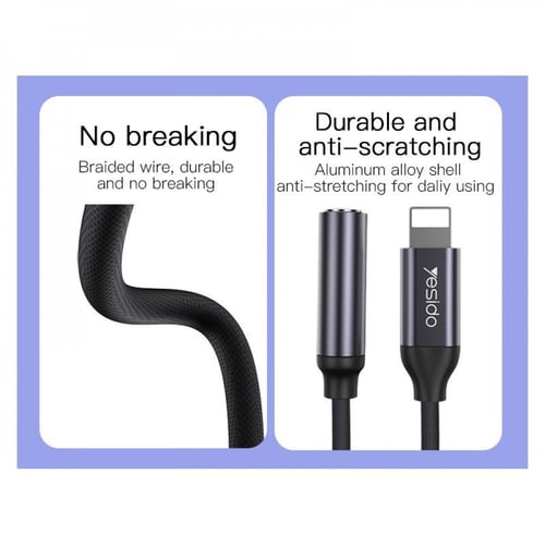 وصلة آبل لايتنينق إلى AUX ماركة يسيدو YAU21