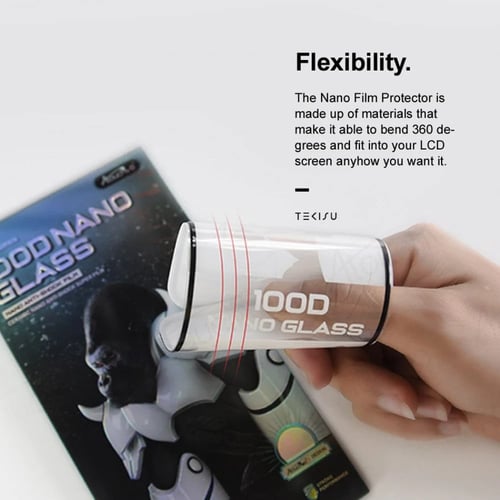 شاشة حماية ايفون 14 حماية نانو غوريلا ضد الكسر